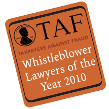Taxpayers Against Fraud Whistleblower Lawyers of the Year 2010
